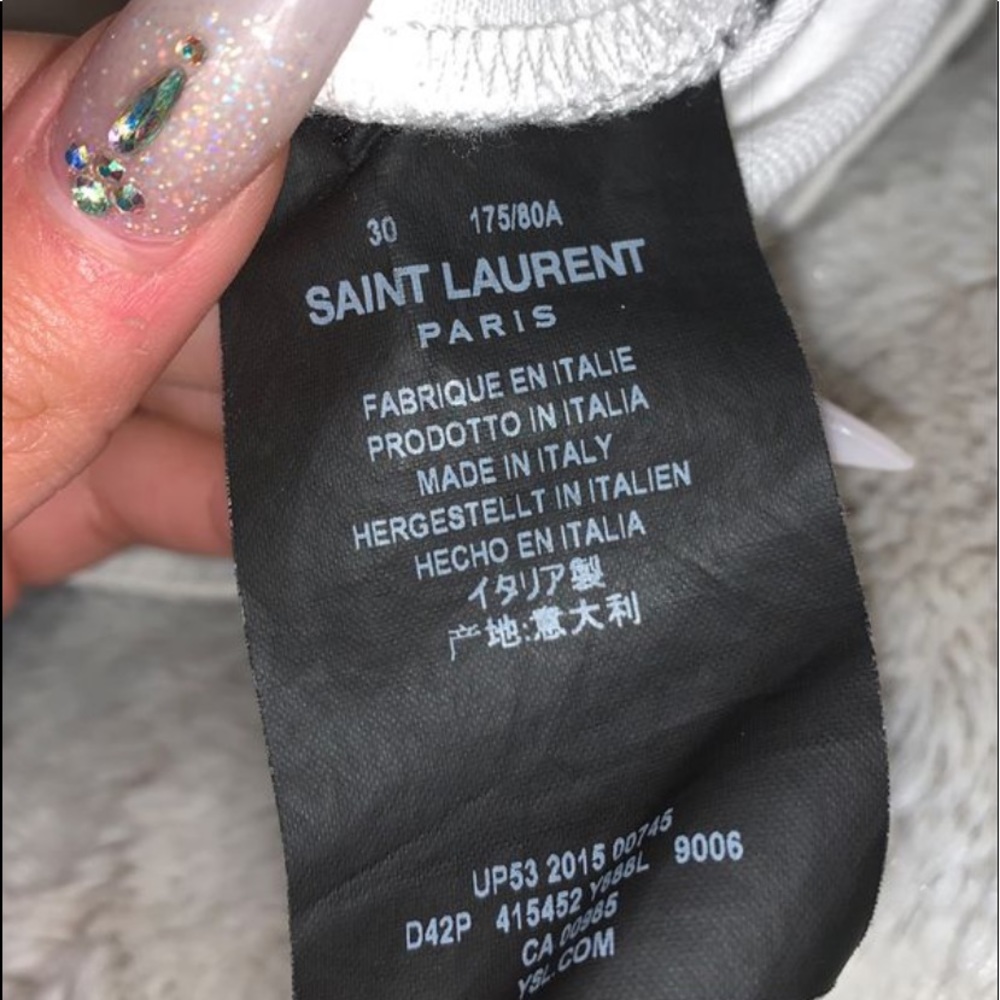 Saint Laurent White Jeans - Picture 4 of 4